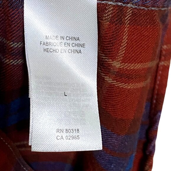 Lucky Brand Mens Plaid Pearl Snap Shirt L Country Western Cowboy Rodeo Work Wear - Picture 7 of 10